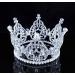 Mini Bun Tiara Hair Crown | Faux Pearl Austrian Crystal Cake Topper - Buy Online on GoSupps.com