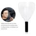 Barber Salon Face Shield Plastic Hairdressing Haircut Face Mask Professional Hair Cutting Eye Protector Cover (Clear) - Buy Online on GoSupps.com