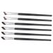 Beatifufu 1 Set Eyebrows Brush Eyebrow Brush Eye Liner Brush Concealer Brush under Eye Makeup Brush Black Wood
