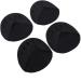 Forefoot Metatarsal Pads - 2 Pairs | Soft Elastic Heel Insoles for High Heel Shoes | Antistress Foot Patch - Black - Buy Online on GoSupps.com