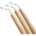 6 Pieces Ventilating Needles Pin Kit with Wood Handle for Lace Wig Making Repairing Weaving Hair Extension Tools Set - Buy Online on GoSupps.com