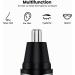 ROSELYNBOUTIQUE Nose Hair Trimmer for Men - USB-C Rechargeable Facial & Eyebrow Hair Remover - Painless Double Edge Blades for Men and Women - Buy Online on GoSupps.com