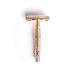 SUP Classic Metal Razor - Double-Edged Reusable Eco-Friendly Unisex with 5 Replacement Blades - Rose Gold Gilded Pink - Buy Online on GoSupps.com