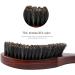 Sumoto Pig Bristle Hairbrush - Beechwood Beard & Hair Brush for Adults & Kids - Premium Black Bristle Cleaning Brush - Buy Online on GoSupps.com