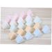 POPETPOP 1 makeup wedge bulk Facial Powder Puff Foundation Smooth Apply makeup puff triangle sponge makeup exfoliating sponge Powder Puff cosmetic wedge cleansing Setting Powder 8.3X8.3X10CM As Shown - Buy Online on GoSupps.com