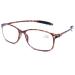 DOOViC Blue Light Filter Computer Reading Glasses for Unisex TR259-C (9 Colors) C5 Brown Tortoiseshell 1.0 x