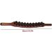 Massage Wood Pen - 3 Rows 31 Pearl Point Treatment Tool for Body Muscle Relaxation - Premium Wooden Massage Stick - Buy Online on GoSupps.com