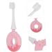 KOMBIUDA Pink Toothbrush - Soft Silica Gel Child Cleaning Brush (1 Pack) - Ideal for Gentle Oral Care - Buy Online on GoSupps.com