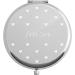 Maverton Engraved Round Pocket Mirror - Double Mirror Travel Accessory for Handbags - Silver Heart Gift for Women - Buy Online on GoSupps.com
