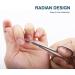 Professional Curved Cuticle Scissors - Sharp Nail Cutter for Men & Women - Pedicure Manicure Tool - Buy Online on GoSupps.com