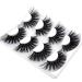 4 Pairs of Soft Real Hair False Eyelashes - Thick & Long 3D Fiber #06 - International Shipping Available - Buy Online on GoSupps.com