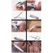 Manicure Set Black Nail Clipper Set Professional Pedicure Manicure Tool Men's Grooming Set Stainless Steel Portable Travel Nail Cover 8 Pieces Manicure Nail Clippers Kit (Color : B) - Buy Online on GoSupps.com