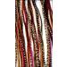 Grizzly Clip-In Feather Extensions - Natural & Pink for Blonde Hair | International Shipping Available - Buy Online on GoSupps.com