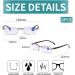 SCJJZ Blue Filter Glasses - Anti-Blue Light Rimless Reading Glasses (2 Pack) | Comfortable & Stylish Eye Protection for Screen Use - Buy Online on GoSupps.com
