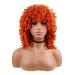 Short Loose Curly Wig for Black Women | Synthetic Natural Half Wig in Ginger (Orange) - Buy Online on GoSupps.com