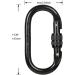CE Rated 25 kN Blue Climbing Carabiner Clips - 2 Pack | Industrial Strength Twist Lock for Rigging, Ropes, Hammocks | 5600 LB Rugged Terrain Approved - Buy Online on GoSupps.com
