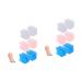 Healeved 12 pcs Woman Separating Pad Clear Thumb Fighting Supple Corrector Correctors Nail Hammer Foot Your Divider for Durable Isolation Useful Valgus Stretcher Hallux L Assorted As Shownx2pcs 2.8x2.2cmx2pcs