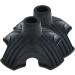 Pack of 2 Anti-Slip Quad Rubber Replacement Tip Base for Elderly Cane Walking Stick Crutches 7/8 Inches Family Present - Buy Online on GoSupps.com