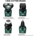 Buy 4 in 1 Smart Electric Head Shaver for Men - LCD Display USB Rechargeable Multi-Function Razor - Silvery Color | International Shipping - Buy Online on GoSupps.com
