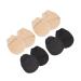 4 Pairs Forefoot Socks Sweat-Absorbent Forefoot Pads Breathable Socks Foot Cushion Socks Half Palm Socks Anti-Skid Front Sole Shoes Pads Toe Topper Socks High Heel Pads