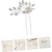 minkissy 1pc Hairpin Bridesmaid Hair Pin Flower Hair Clip Hair Fork Retro Wedding Party Headpiece Bridal Hair Jewelry Wedding Hair Clips Hair Pin for Women Hair Stick Alloy Simple - Buy Online on GoSupps.com