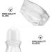 Beaupretty 50ml Refillable Roll-On Glass Bottles - Empty Deodorant & Essential Oil Roller Bottle Set (5pcs) for Massage Oil - Buy Online on GoSupps.com