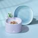Pawaii Ceramic Elevated Cat Bowl Set - Whisker Friendly, Dishwasher Safe - Purple and Blue - Buy Online on GoSupps.com