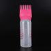 Root Comb Applicator Bottle 170ml Hair Coloring Bottle for Barbershops Squeeze Bottle Hair Salons Hairdressing Tool(Rose red) - Buy Online on GoSupps.com