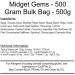 Midget Gems 500g Bag - Buy Online on GoSupps.com