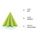 Sovie Linclass Airlaid Kiwi Napkins - 50 High-Quality Disposable 40x40 cm - Tearproof & Absorbent - Perfect for Weddings & Parties - Buy Online on GoSupps.com