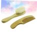 Beavorty 2pcs Baby Hair Brush and Comb Set - Gentle Hair Cleaning for Toddlers | Wooden Shower Brush for Babies - Buy Online on GoSupps.com