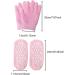 Moisturizing Gel Socks & Gloves Set for Softening Cracked Feet - Reusable Foot Care Spa Treatment (Pink) | International Shipping Available - Buy Online on GoSupps.com