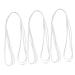 FRCOLOR 3 Nail Tool Nail Diy Extension Fiber Nails Lengthening Tools False Nail Extension Fiber Nails Lengthening Fibers Nail Art Tool Plastic Fiber Flexible White Nail Stickers