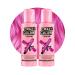 Crazy Color Vibrant Pinkissimo Semi-Permanent Hair Dye Duo. Highly Pigmented Magenta Conditioning & Oil Nourishing Vegan Formula | No Bleach or Ammonia | 200ml