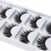 ICYCHEER 5 Pairs Makeup 3D Artificial Eyelashes Long Thick Soft Eyelashes Extension Luxurious Wispy Faux Cils (TW08)