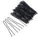 U-Shaped Hairpins for Women & Girls | 160 Pack Black Metal Hair Accessories - Perfect for Updos & Hairdressers | Size S - 5.2 cm - Buy Online on GoSupps.com