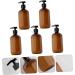 FRCOLOR 15 Pcs Lotion Press Bottle Travel Body Wash Lotion Pump Bottles Dispenser Travel Shampoo 500ml Travel Container Plastic Pump Bottle Travel Lotion Liquid Pump Emulsion The Pet Brownx3pcs 19.5x6.4cmx3pcs - Buy Online on GoSupps.com