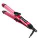 Hair Straightener 4 Colors 2 in 1 Ceramic Straightening Flat Iron Curler for Women Man Curling Iron for All Hair Type Hair Styling Tools Hair Straighte Irons Fast Heating Salon Styling Iron(Red)