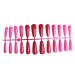 dijiusidy 24 Pieces Nails T Shape Extra Long Full Wrap False Nail Tips Women Decor Fingernail Supply Manicure Accessory red