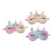 Beavorty 3pcs Unicorn Eye Patch Travel Eye Mask for Airplane Portable Eye Mask Kids Sleeping Mask Cotton Eye Cover Kid Mask Animal Mask Unicorn Sleep Eye Patches Masks Cute Blindfold Plush