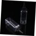 DOITOOL 15pi ces Bouteille De Teinture Capillaire Carr e Plastique Transparent Avec Goulot Pour Coloration Cheveux Flacon De Coloration Cheveux - Buy Online on GoSupps.com