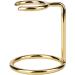 ZJchao Stainless Steel Shaving Brush Holder - Dual Brush Stand for Home & Travel - Elegant Gold Design - Buy Online on GoSupps.com