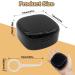 Swirlcolor Portable Denture Container with Sieve - Black Retainer Cleaning Case & Aligner Removal Tool for International Shipping - Buy Online on GoSupps.com