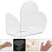  VALICLUD VALICLUD Acrylic Nail Art Palette Heart-Shaped Makeup Mixing Plate Polish Mixing Tray - Buy Online on GoSupps.com