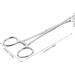 CORHAD Reptile Feeding Clip Reptile Tongs Feeding Reptile Tools Stainless Steel Silver - Buy Online on GoSupps.com