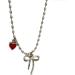 Shop OralGos Vintage Heart Bow Pendant Necklace | Cute Choker Pearl Collar Fashion Clavicle Chain - International Shipping Available - Buy Online on GoSupps.com