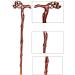Crutch Wooden Engravable Peach Head Handle Walking Stick Pear Wood High-End Suitable for The Elderly crutch-11.19 Journey - Buy Online on GoSupps.com