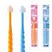 Ryvera 2 pieces toothbrush children 6-12 360 children's toothbrush with soft bristles toothbrushes for children ergonomic handle Suitable for children and easy damage to the gums soft