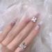 Temperament Enhancement Nail Patch Hand-Customized Nail Dressing Summer New Little red Book Love Bow Pink Glitter Fake Nails Detachable (10-Piece Pack) (Size : S) Small - Buy Online on GoSupps.com