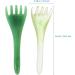 Baluue Gua Sha Face Massage Tools - 2-Piece Claw & Sparkling Head Scalp Massager - Acupuncture Pen for Neck & Skin Care - Green 16.5x5.5x3cm - Buy Online on GoSupps.com
